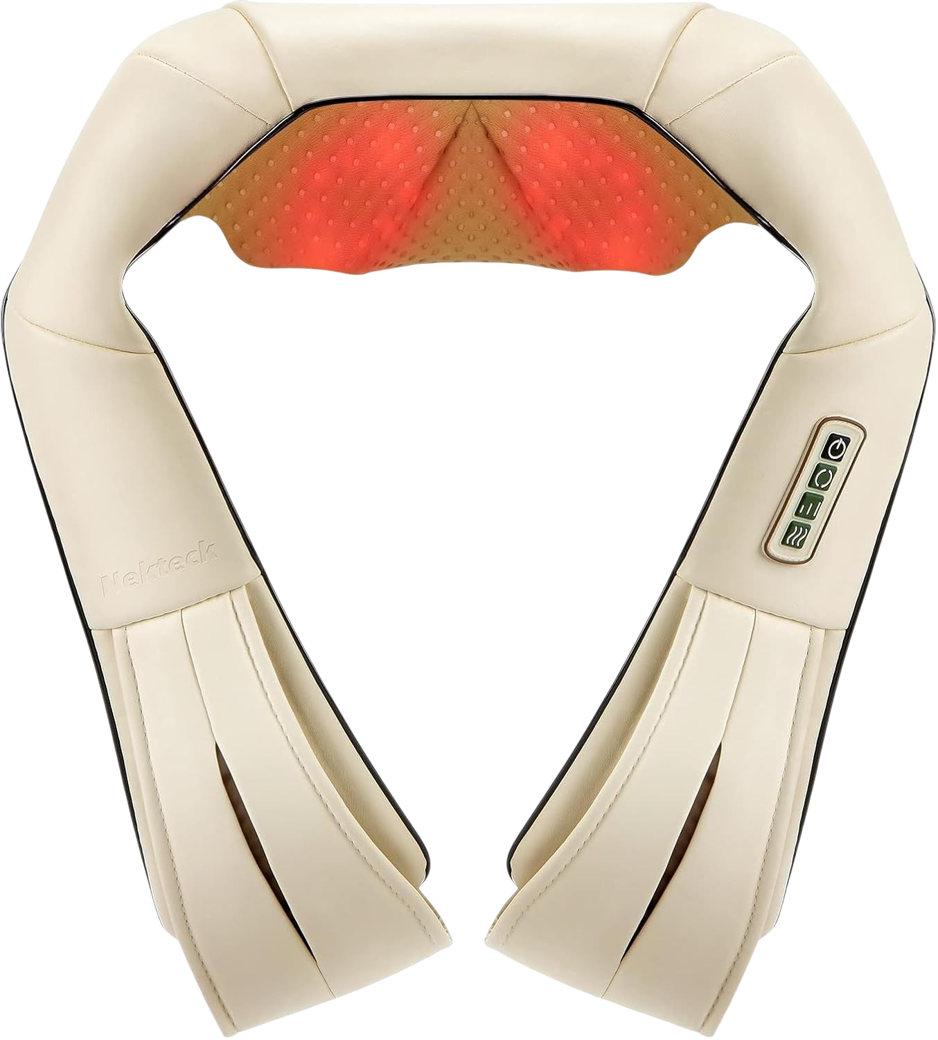 InvoSpa shiatsu neck shoulder massager with heat beige