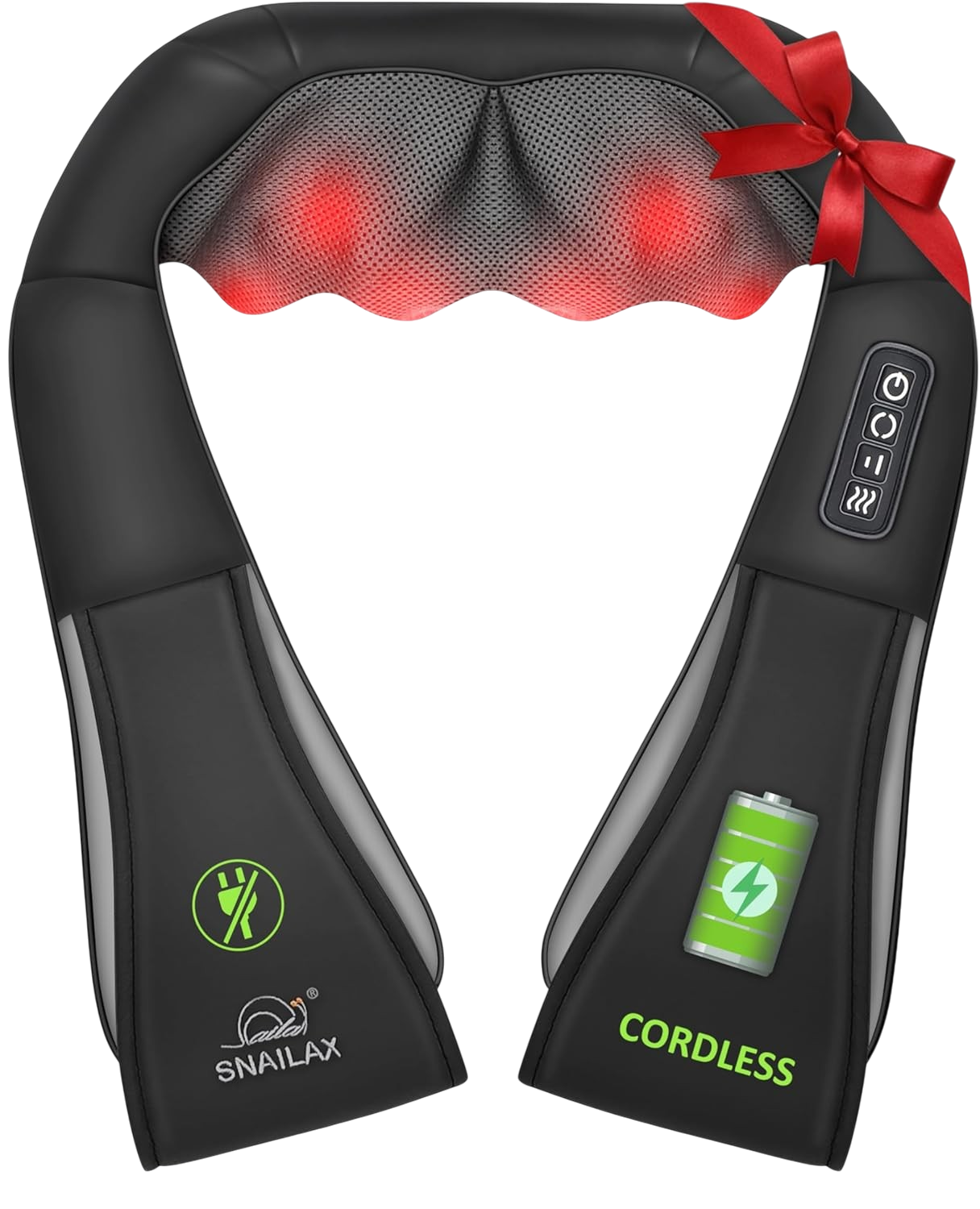 InvoSpa shiatsu neck back shoulder foot massager with heat